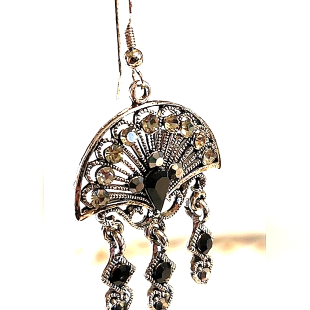 Vintage Silver Toned Earrings